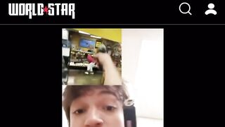 Man shoots at random person inside grocery store