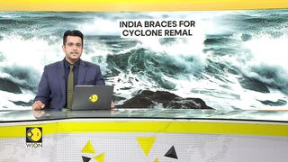 Severe Cyclone 'Remal' to hit West Bengal, Kolkata airport suspends flight | WION News