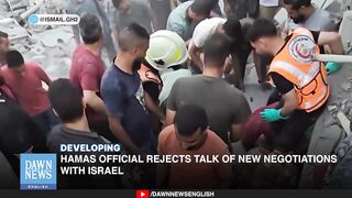 Hamas Official Rejects Talk Of New Negotiations With Israel | Dawn News English