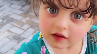 Baby girl with beautiful eyes