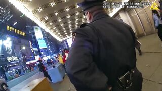 Shocking footage: Police body cam shows attack on NYPD officers in Times Square