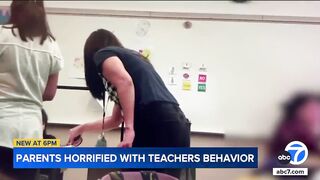 Santa Ana elementary teacher seen in video apparently mocking students