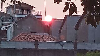 the sun says goodbye