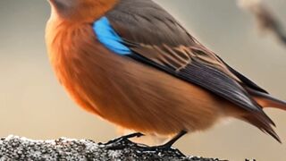 Un bel oiseau chante.