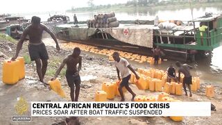 Central African Republic's food crisis_ Prices soar after boat traffic suspended.