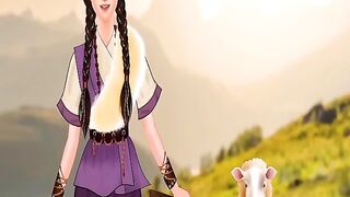 Honey bee ???????? Attack on a beautiful girl . ASMR relaxing