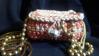 How to make crochet jewellery box