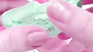 Relaxing slime satisfying