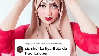 Sis ki shadi k lea bata dy frok k uper