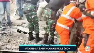 A powerful earthquake rocked Indonesia
