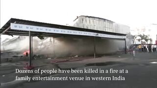 Fire in India kills dozens at family arcade