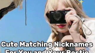 Cute Matching Nicknames For You And Your Bestie ✨???? #aesthetic #viral #trending #kpop #fypシ #shorts