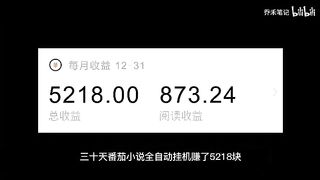 番茄小说全自动挂机赚钱