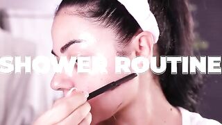Shower routine style women