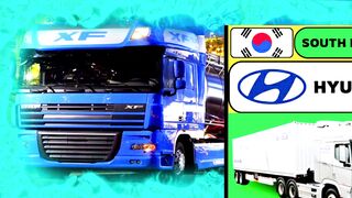 Trucks From Different Countries.