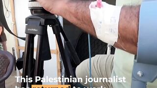 Palestinian journalist returns to work after leg amputation | Al Jazeera Newsfeed