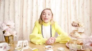 Florence Pugh Eats 11 English Dishes - Mukbang  Vogue