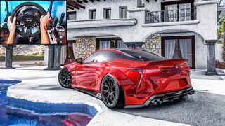 1000HP Anti-Lag Lexus LC500 - Forza Horizon 5 (Steering Wheel + Shifter) Gameplay