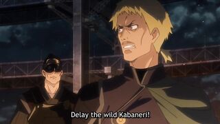 Kabaneri of the Iron Fortress Episode 12 - Kokujou crash scene