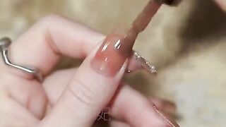 Korean nail art# nail designs # nail ideas
