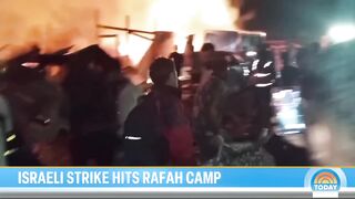 Deadly Israeli airstrike hits camp of displaced civilians in Rafah