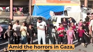 Dabke dance troupe brings relief to Gaza’s war-weary children