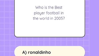 Who is the Best player football in 2005?
