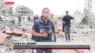 War on Gaza: Israeli air raids rain down on Palestinians returning home near Jabalia