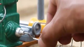 mini_tractor_????_ploughing_on_muddy_field_#diyprojects_