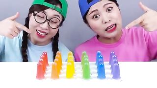 Jeli Bola Mata Mini Pelangi Mukbang DONA