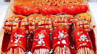 Mukbang seafood asmr spicy, Mukbang Mie Pedas, Mukbang Jamur #mukbang #shortvideo #jamur #mie #pedas #reels #viral #asmr