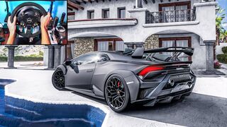 Lamborghini Sián & Lamborghini Aventador SVJ - Forza Horizon 5 (Steering Wheel + Shifter) Gameplay
