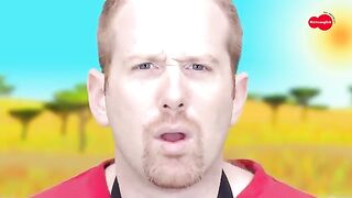 Maggie And Steve Racing through a Wild Animal Safari | Learn English Kids in English funny stories