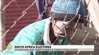 South Africa elections_ Governing ANC party faces a tough challenge.
