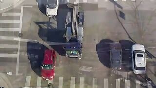 BTS Performs a Concert in the Crosswalk 2