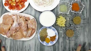 Chicken Tandoori Masala, Tandoori chicken Karahi Recipe ????????????