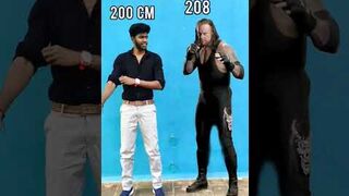 height difference with wwe