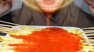 MUKBANG TELUR GULUNG SUPER ENAK LEZATTT, Makan Telur Gulung yg Banyak , Telur Gulung Pedas Manis #mukbang #telur #telurgulung #viral #febspot