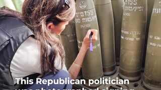Nikki Haley writes 'Finish Them' on Israeli bomb bound for Gaza | Al Jazeera Newsfeed
