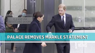 Royal Website REMOVES Prince Harry's Meghan Markle Romance Statement | E! News