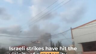 Maternity hospital in Rafah damaged in Israeli attack