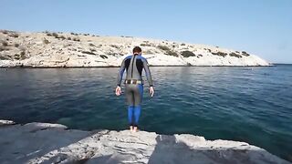 Never be Nery freediving in Vouliagmeni 2
