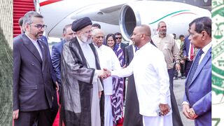 Iranian president arrives in Sri Lanka to strengthen ties, inaugurate hydropower project