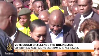 South Africa goes to the polls in key test for ANC's grip on power