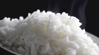 Riz prêt à être mangé