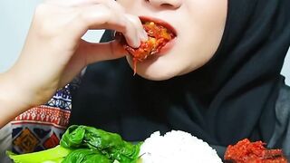 MAKAN DENDENG PEDES LAGIII, MUKBANG PEDAS #mukbang #makan #mukbangpedas #febspot #viral