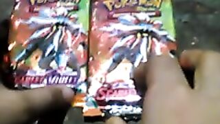 Pokemon scarlet and violet card unboxing in india