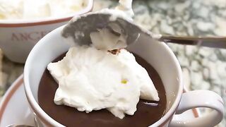 Is the $20  chocolate in Paris worth it_ ????☕️☁️
