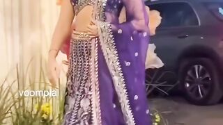 Tamannhah bahttia in navy blue Lenga