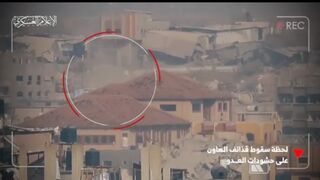 27/05/2024 شاهد.. استهداف دبابة "ميركفاه" وسط مخيم جباليا